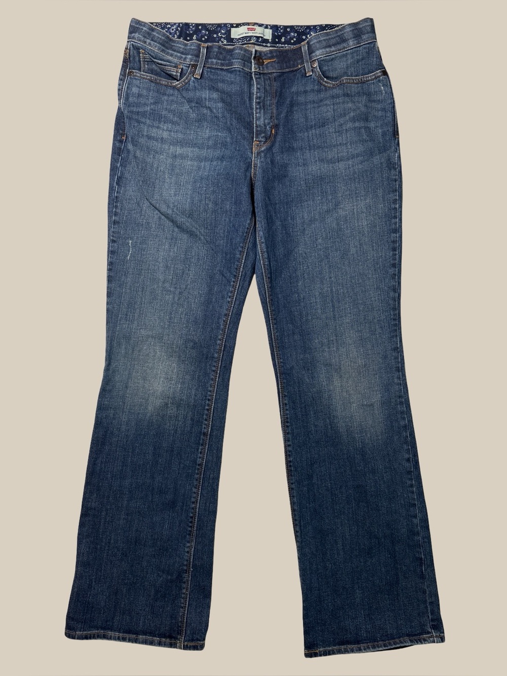 Levi’s Women’s Perfect Waist 525 Bootcut Jeans, Flap Patch Packet,  SZ 14